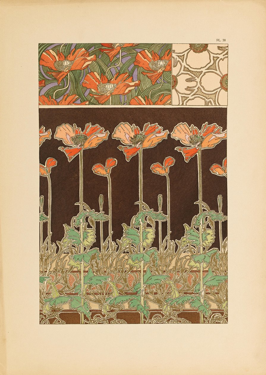 Dekoratif Belgeler, 1902. by Alfons Marie Mucha