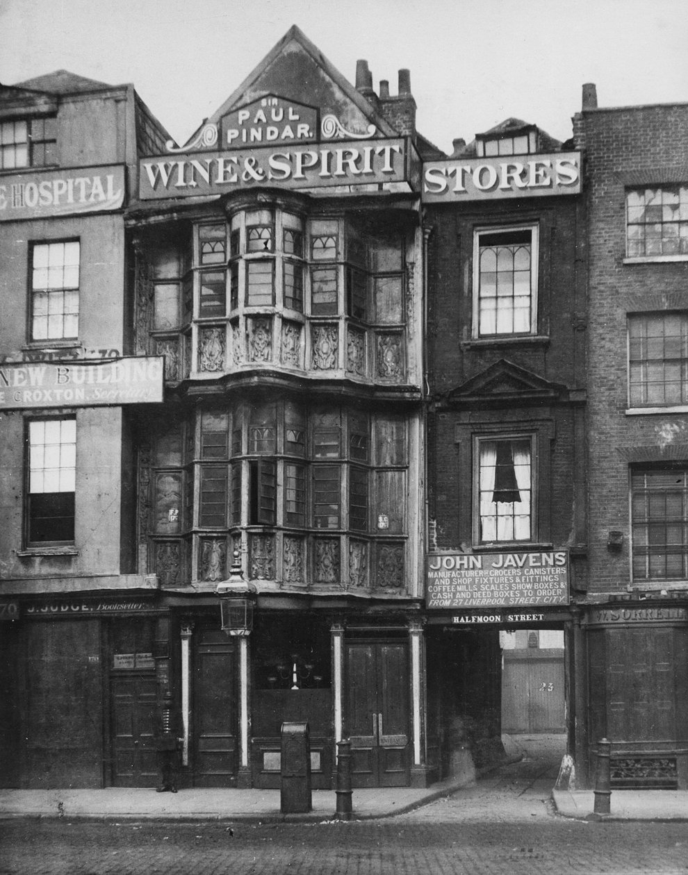 Sir Paul Pindar, Bishopsgate Caddesi, c.1878 by Alfred and John Bool