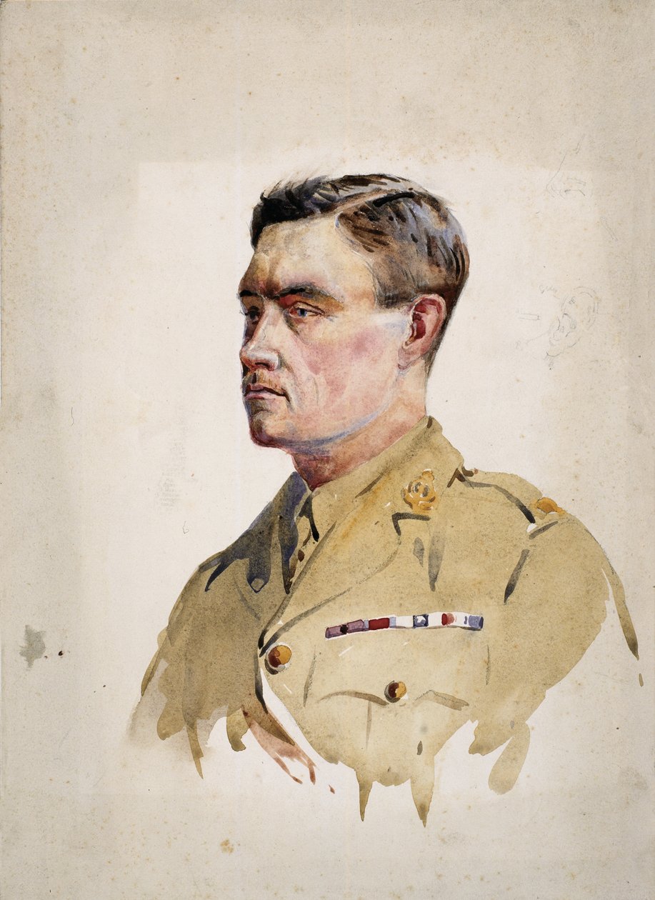 Binbaşı A. Martin-Leake, VC, 1902 by Alfred Crowdy Lovett