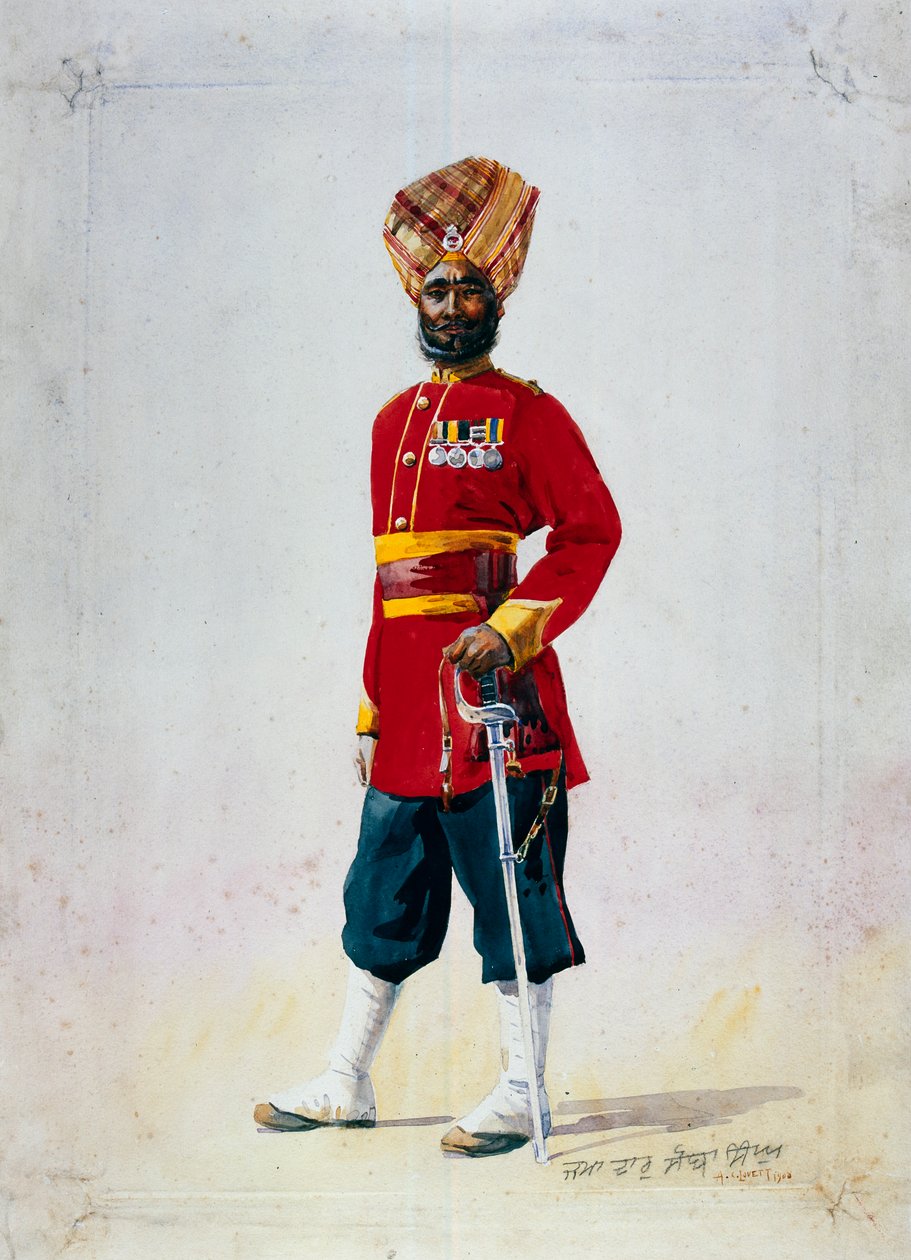 35. Sih askeri, Subadar, Binbaşı G.F. MacMunn, 1911, 1908