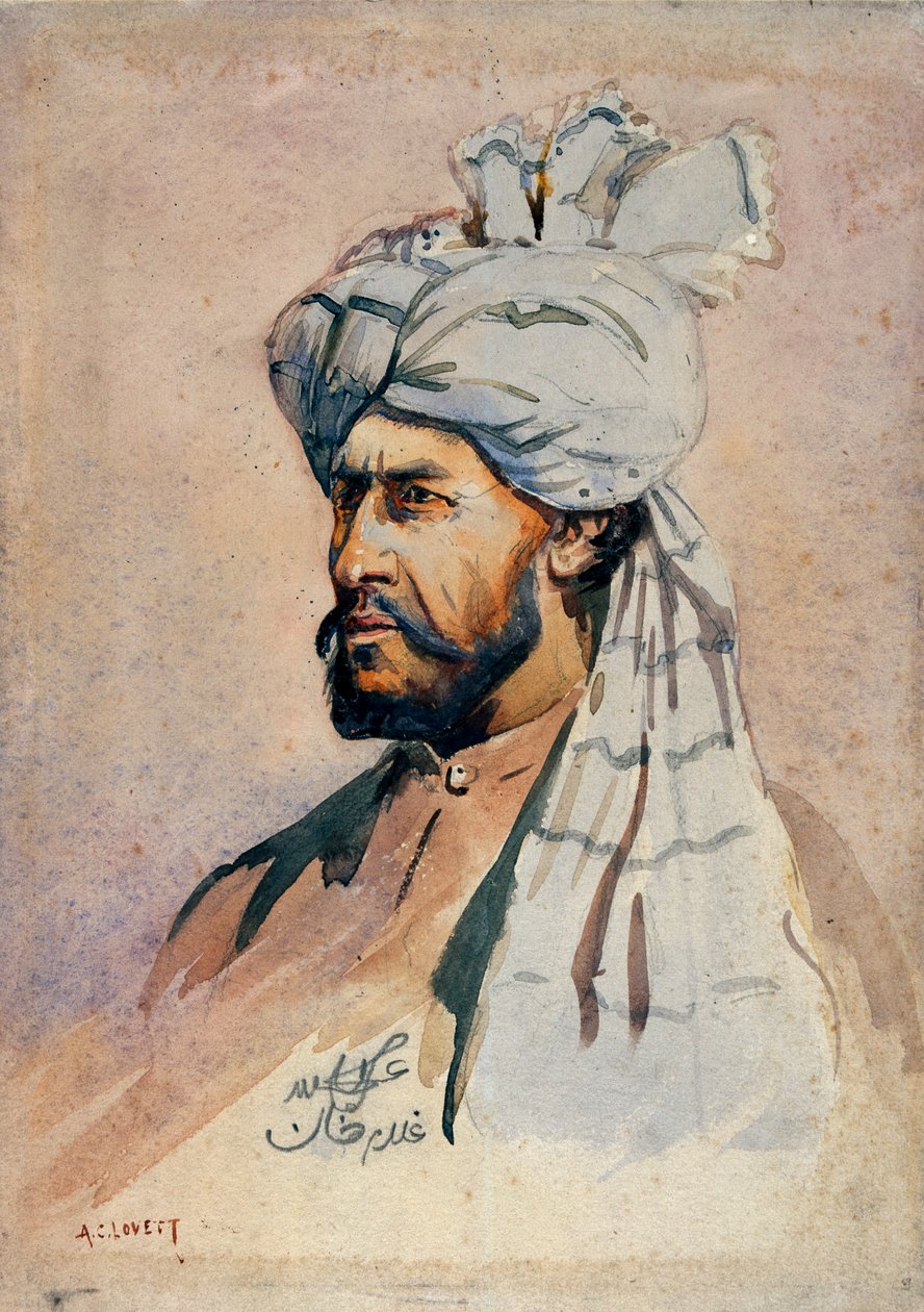 Kurram Milislerinin askeri, üniformasız, Binbaşı G.F. MacMunn, 1911, 1908