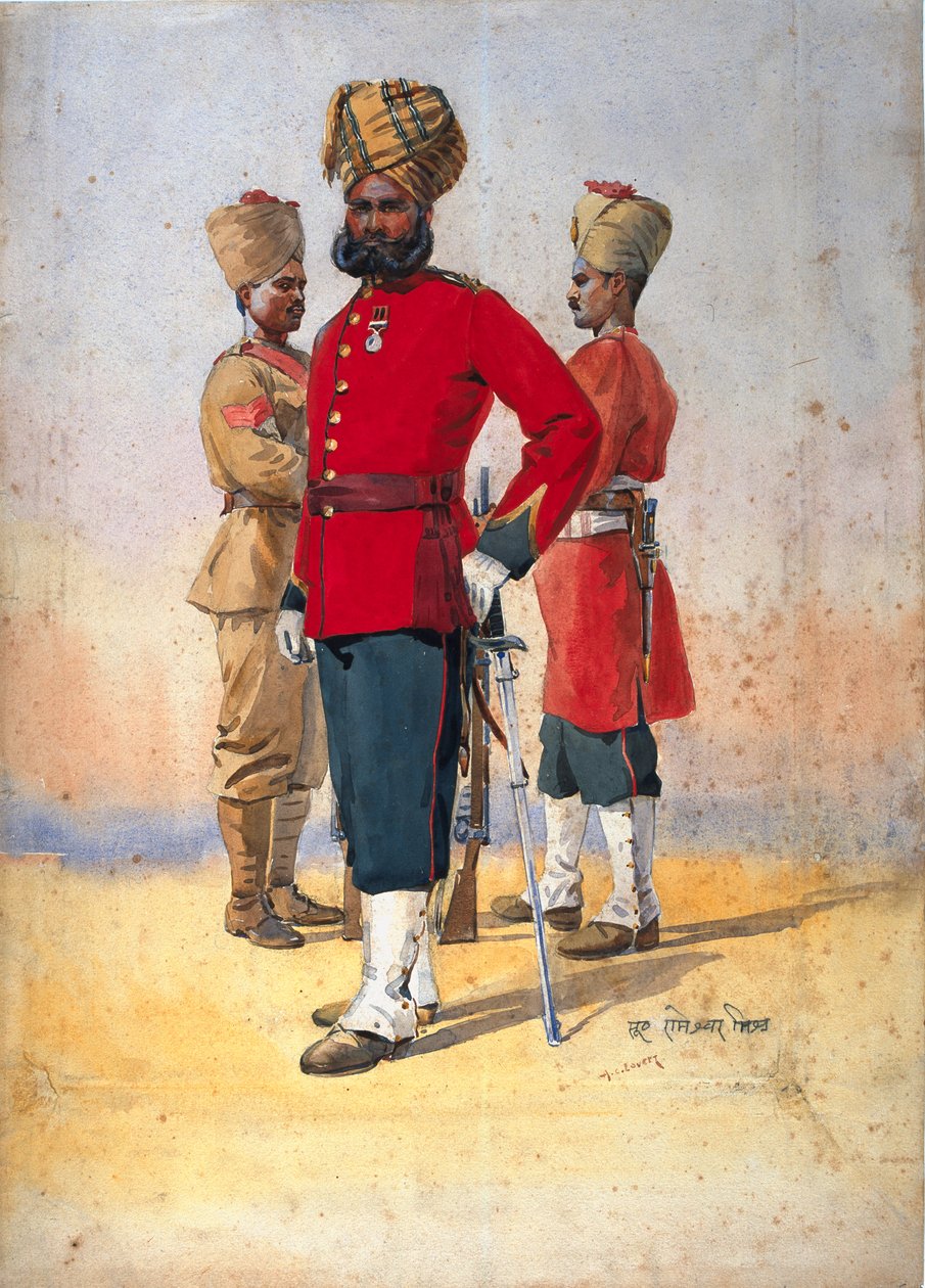 1. ve 3. Brahmanların askerleri, Subadar, Binbaşı G.F. MacMunn, 1911, 1908