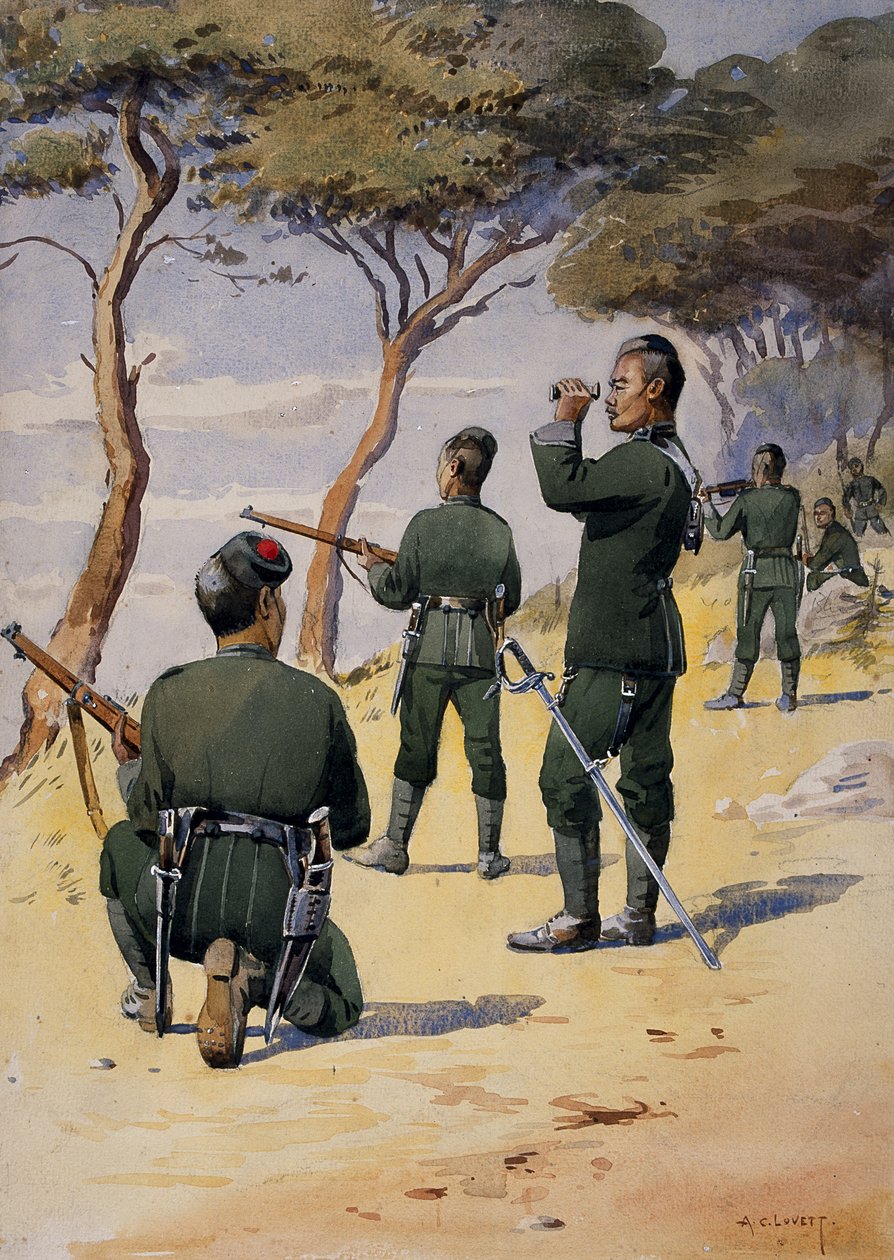 6. Gurkha Tüfeklerinin Askerleri, Binbaşı G.F. MacMunn, 1911, 1908