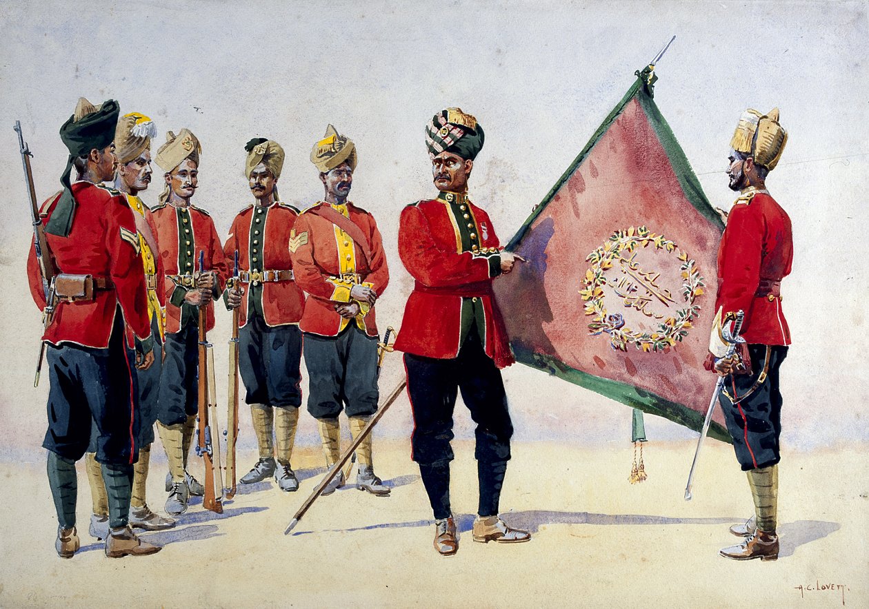 Karnatik Piyade Askerleri, Binbaşı G.F. MacMunn, 1911, 1908