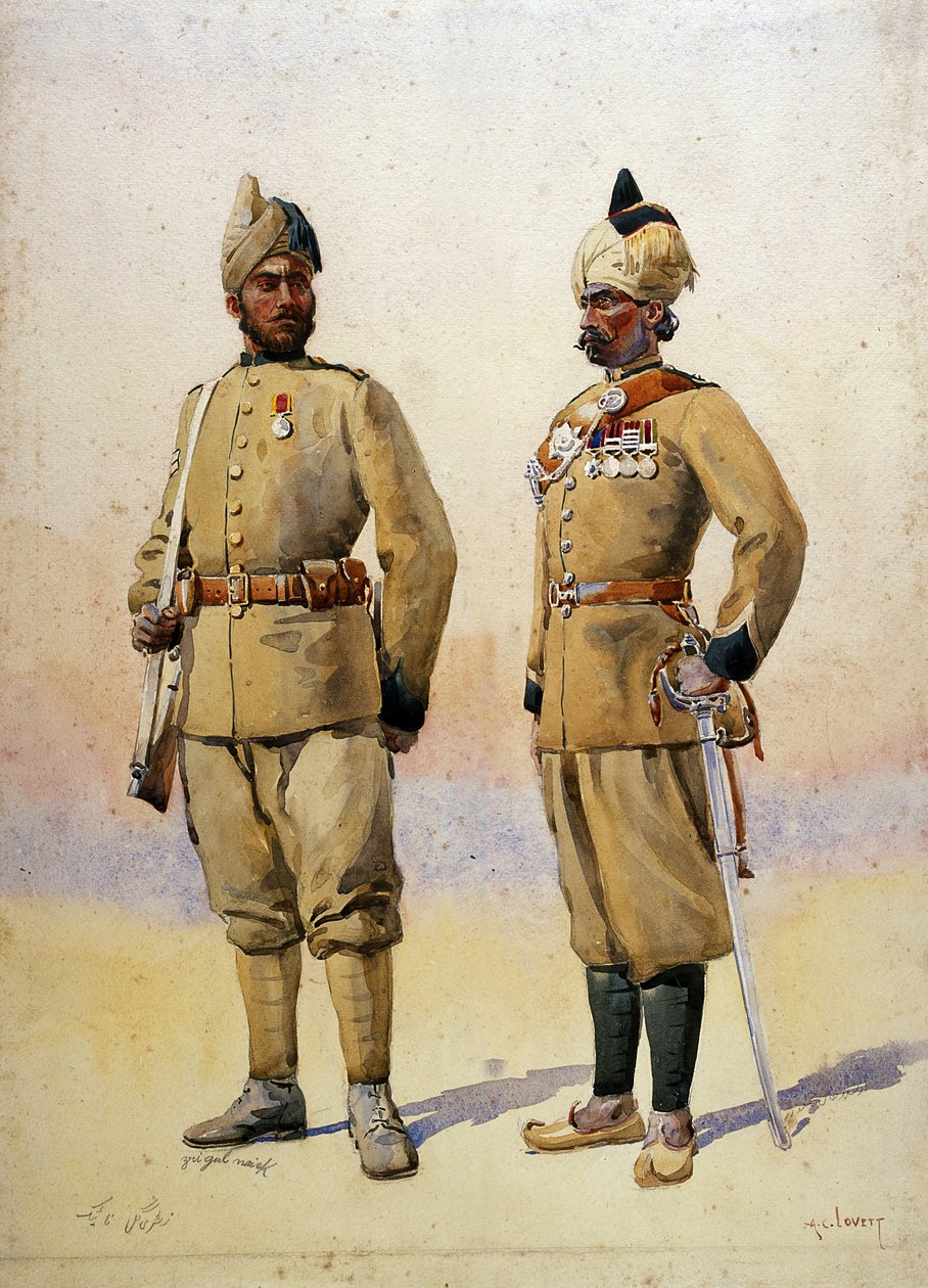 Sınır Kuvvetlerinin Askerleri, Binbaşı G.F. MacMunn, 1911, 1908