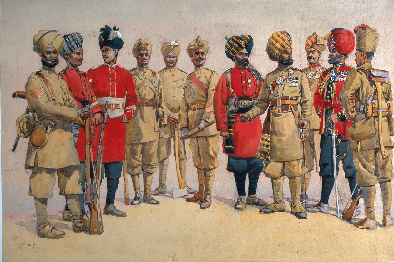 Öncü Alayların Askerleri, Binbaşı G.F. MacMunn, 1911, 1908