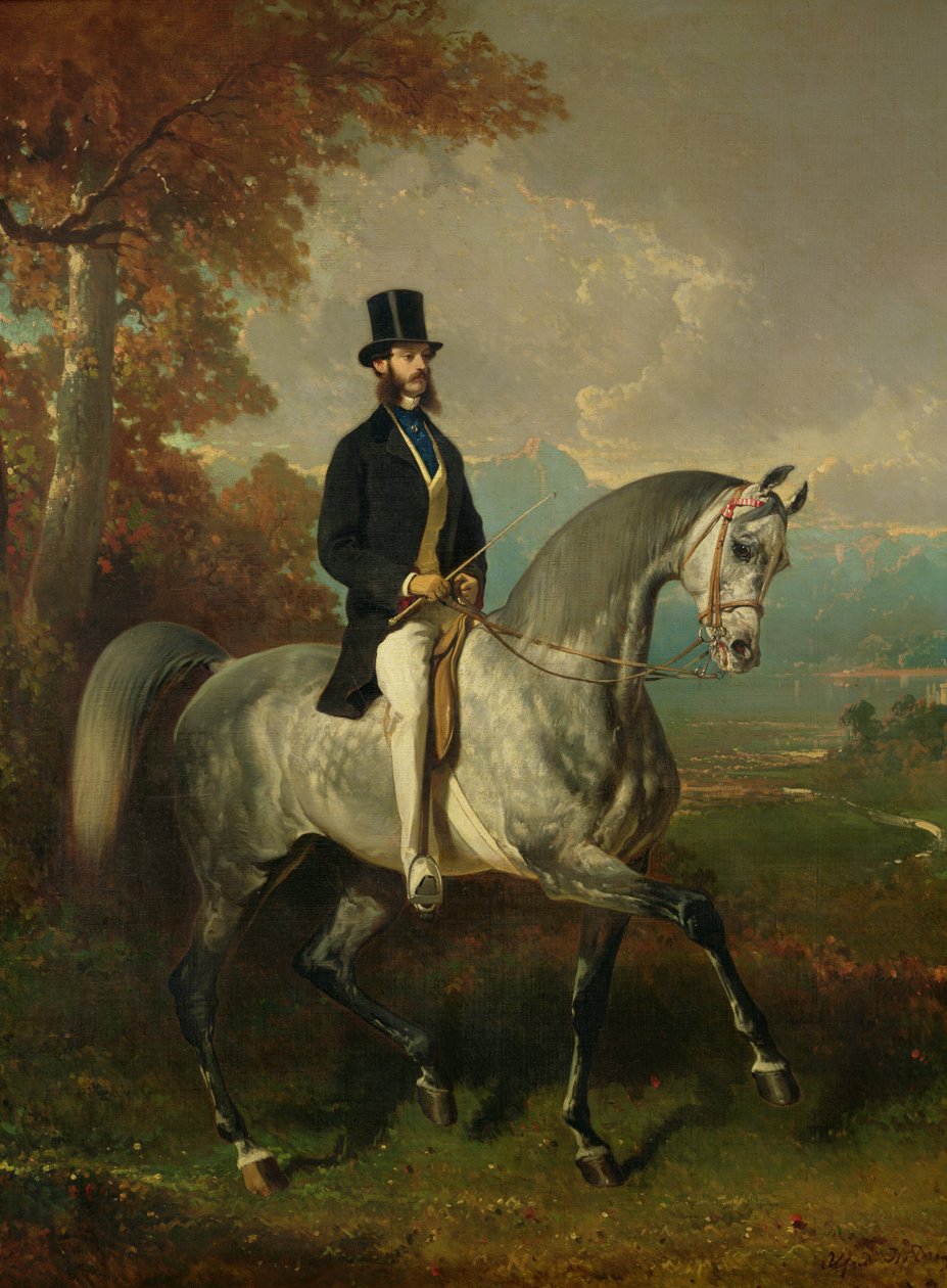 Kont Alfred de Montgomery (1810-91) 1850-60 by Alfred Dedreux