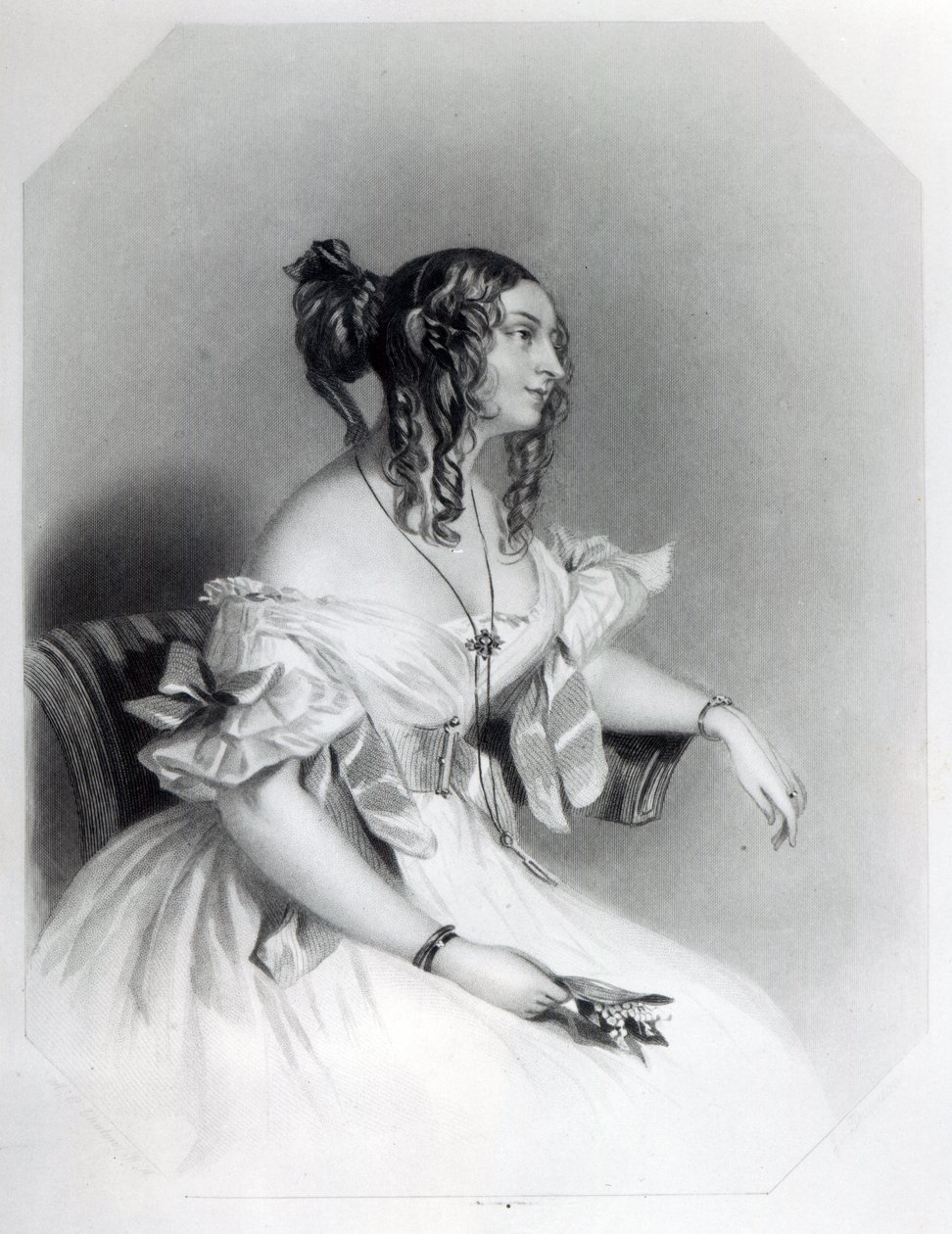 Teresa, Kontes Guiccioli by Alfred Edward Chalon