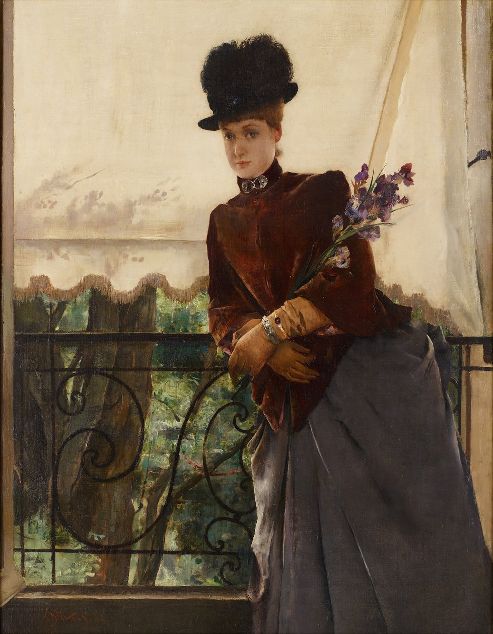 Matmazel Dubois'in Portresi, 1884 by Alfred Emile Stevens