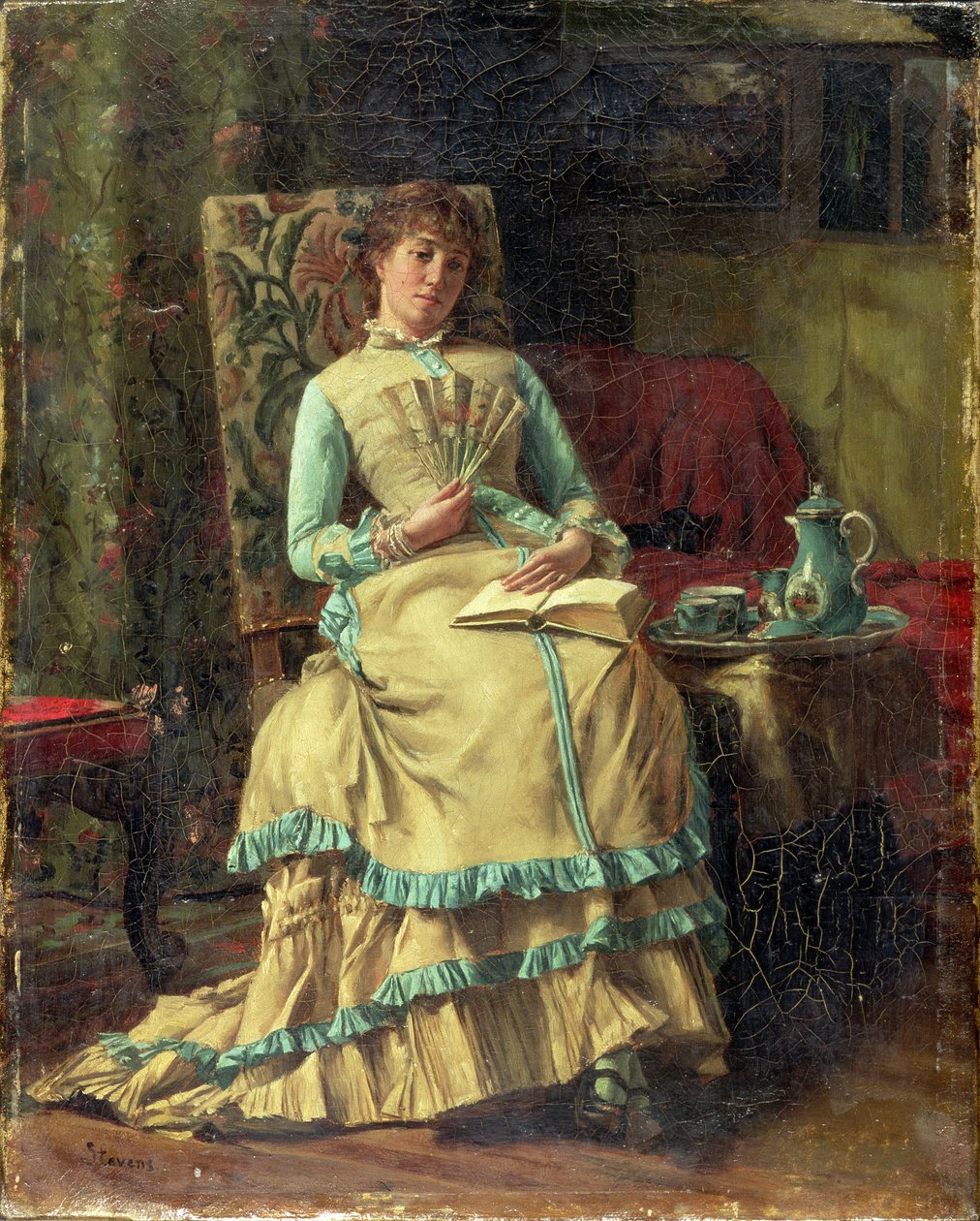 İç Mekandaki Kadın, 1880 dolayları by Alfred Emile Stevens