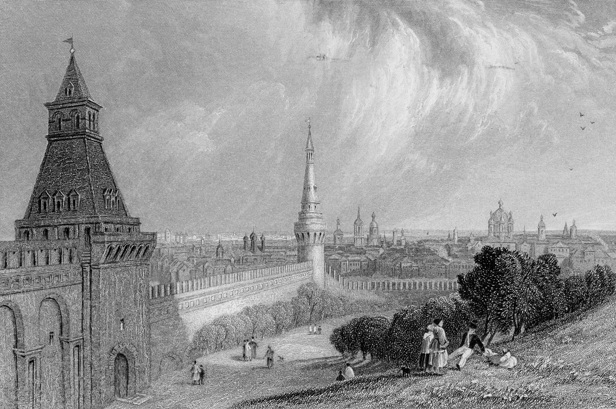 J. T. Willmore tarafından kazınmış Kremlin Esplanade