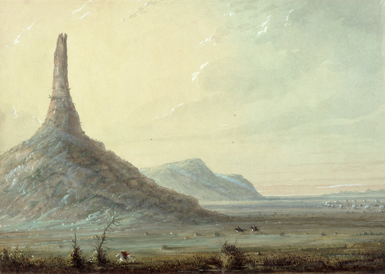 Baca Kayası, 1837 by Alfred Jacob Miller