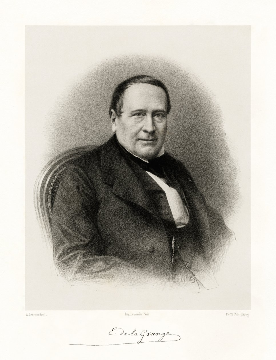 Adélaide Èdouard Le Lièvre de La Grange, 1865-66 by Alfred Lemoine