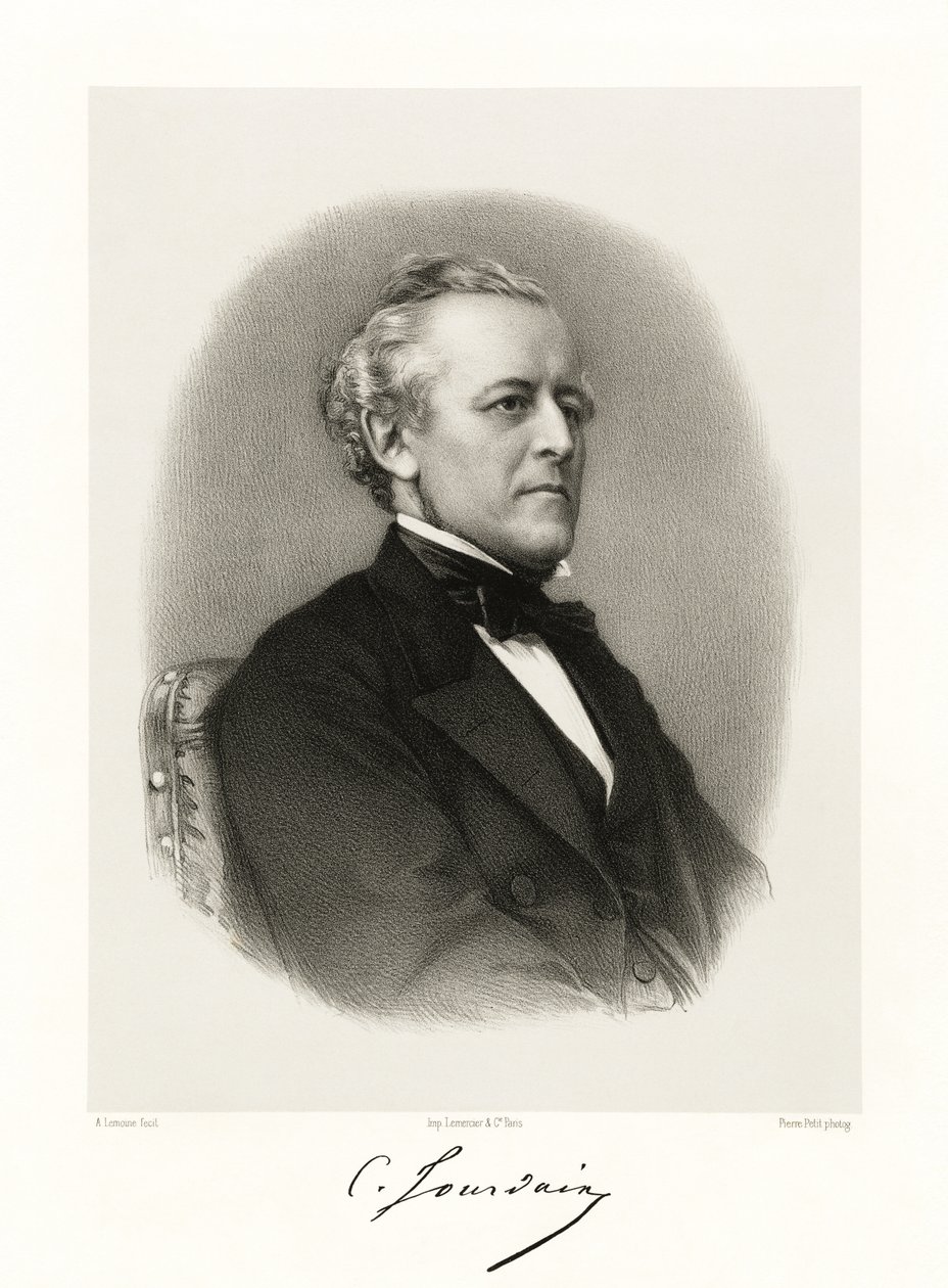 Charles Marie Gabriel Brechilet Jourdain, 1865-66 by Alfred Lemoine