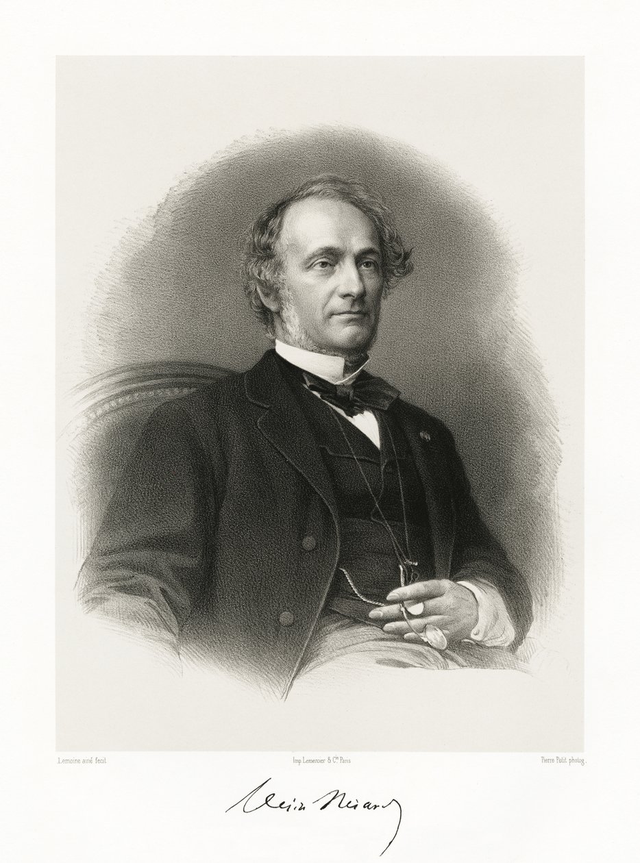 Jean Marie Napolyon Désiré Nisard, 1865-66 by Alfred Lemoine