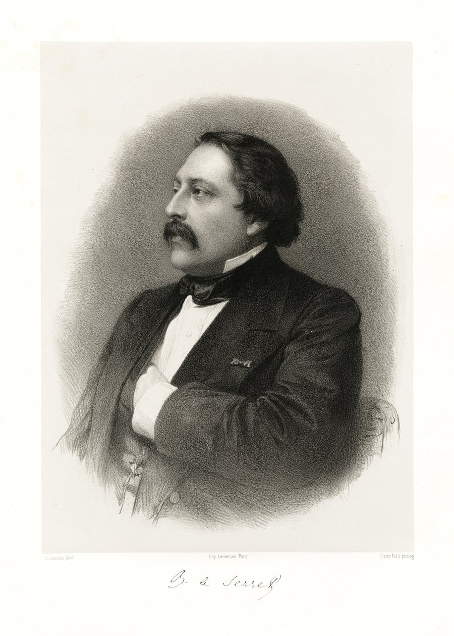 Joseph Alfred Serret, 1865-66 by Alfred Lemoine