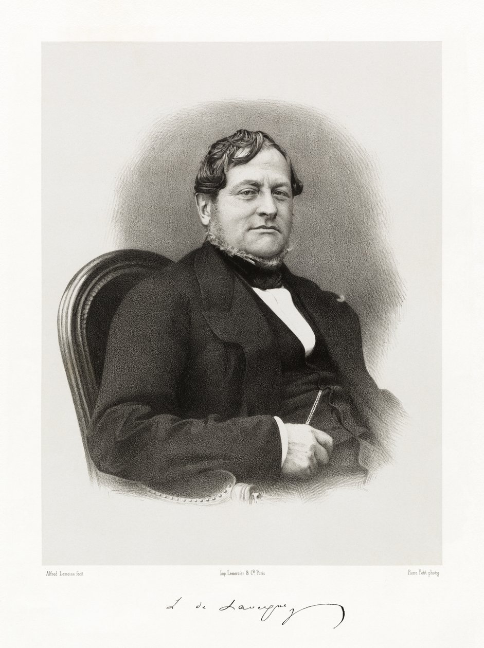 Léonce Guilhaud de Lavergne, 1865-66 by Alfred Lemoine