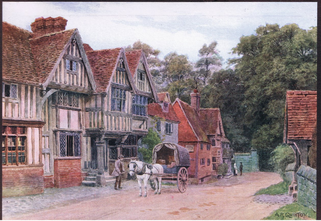 Chiddingstone, Kent, Dent & Sons Limited tarafından yayınlanan The Cottages and the Village Life of Rural England