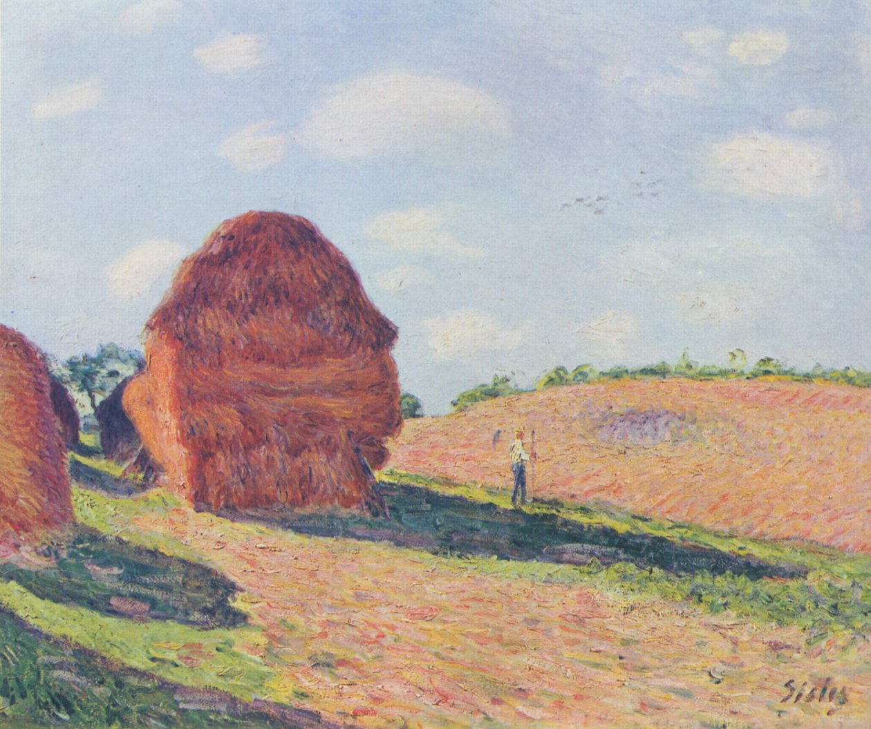 saman kiraları by Alfred Sisley