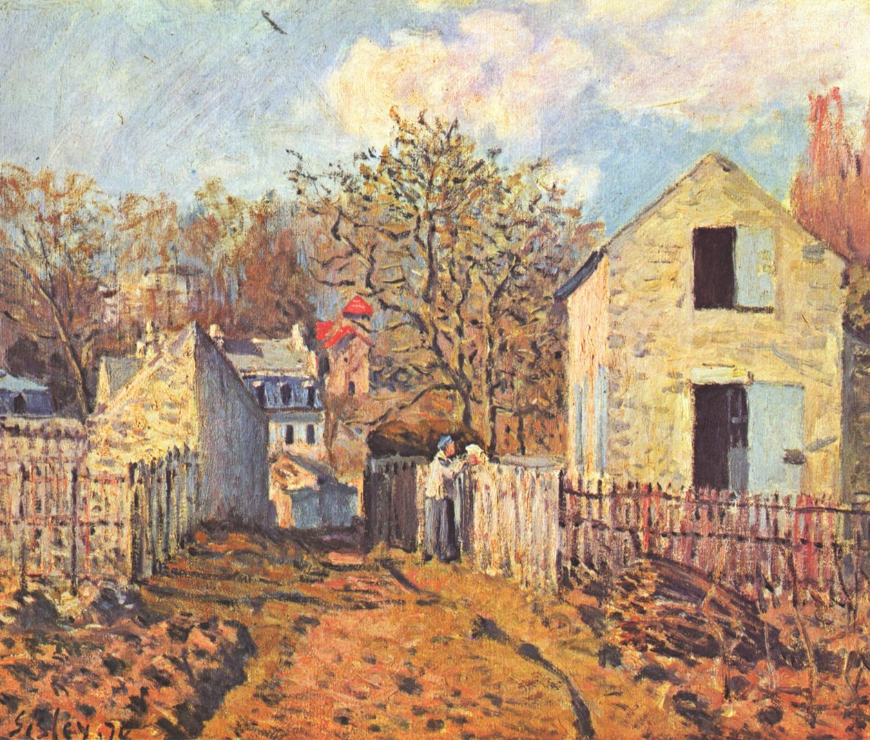 Voisins Köyü by Alfred Sisley