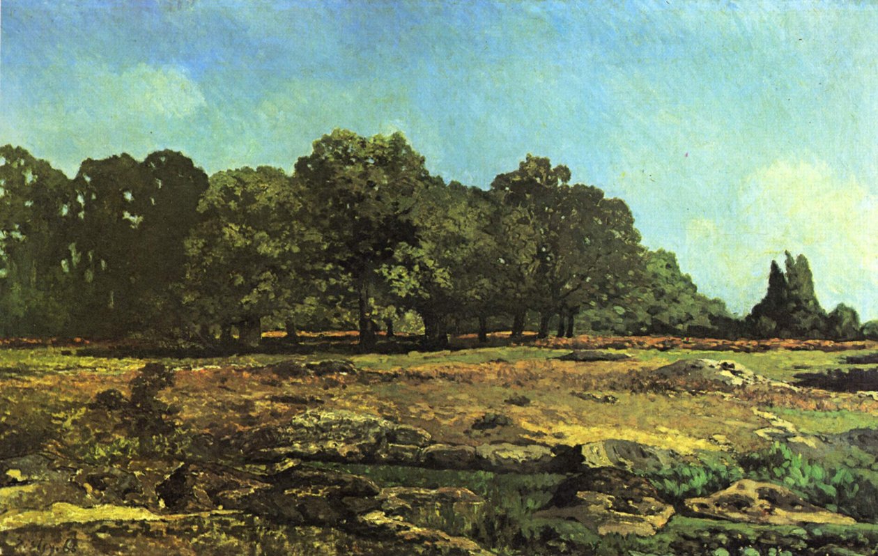 Kastanienallee, La Celle-Saint-Claude by Alfred Sisley