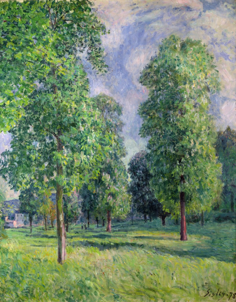 ಸೆವ್ರೆಸ್ನಲ್ಲಿನ ಭೂದೃಶ್ಯ, 1878 ಟರ್ಕ್ by Alfred Sisley