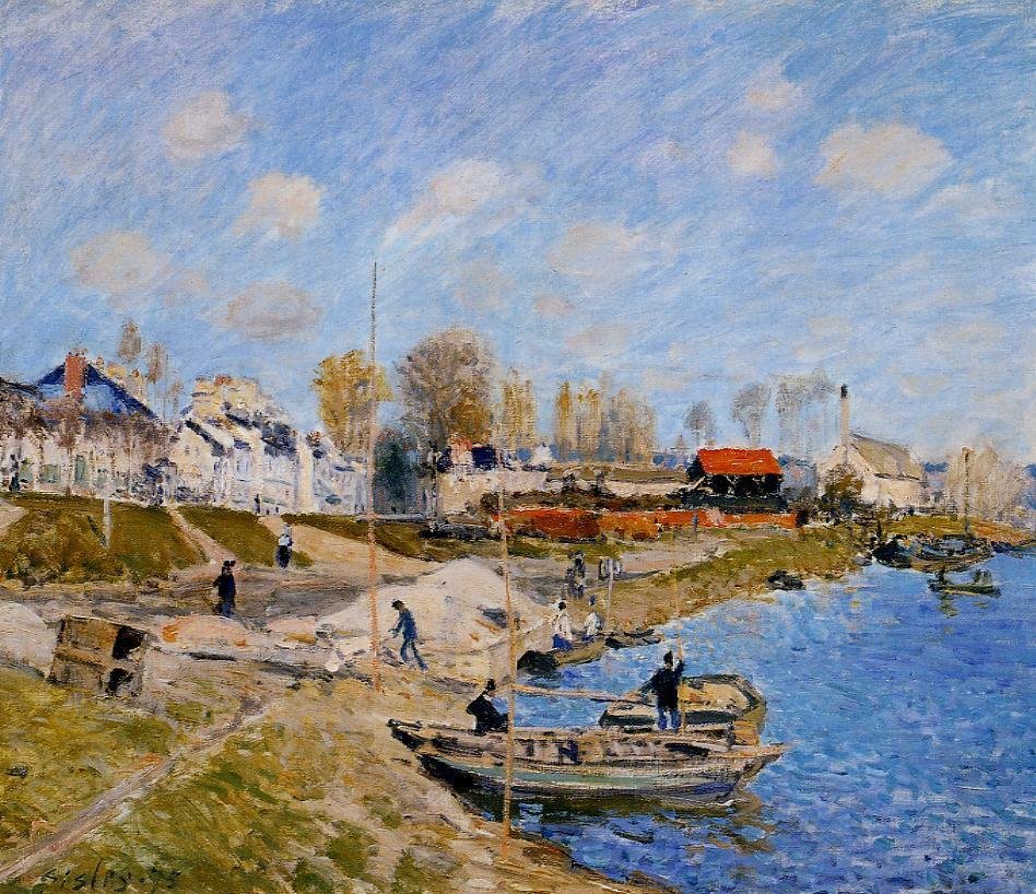 kum iskelesi by Alfred Sisley