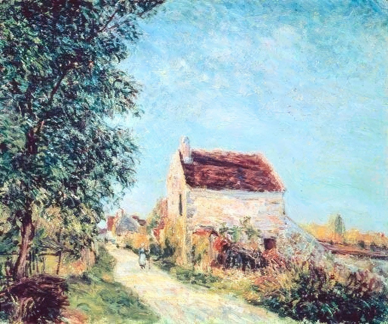 Sablons Köyü by Alfred Sisley