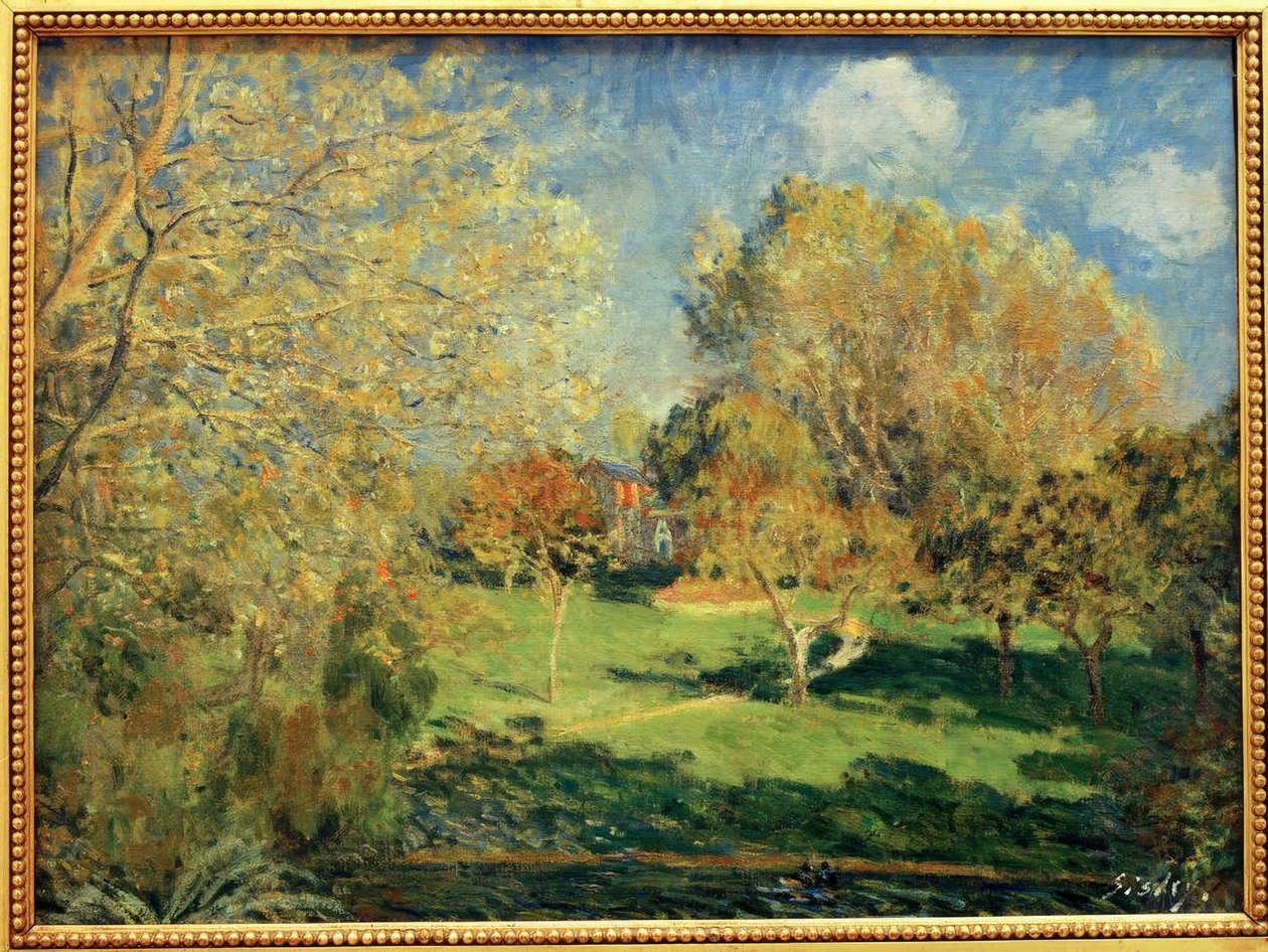 Hoschede bahçesi by Alfred Sisley