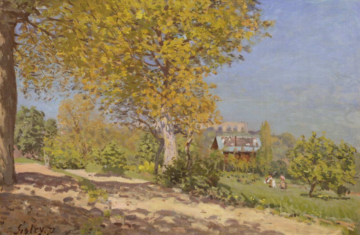 ಲೌವೆಸಿಯೆನ್ಸ್ ಹತ್ತಿರ, 1872 ಟರ್ಕ್ by Alfred Sisley