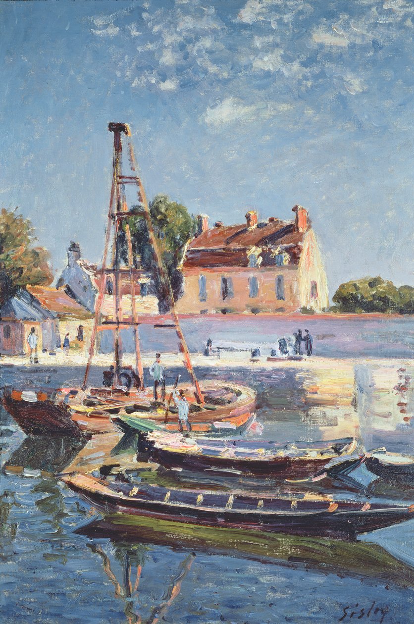 Yelkenli Tekneler, c.1885 by Alfred Sisley
