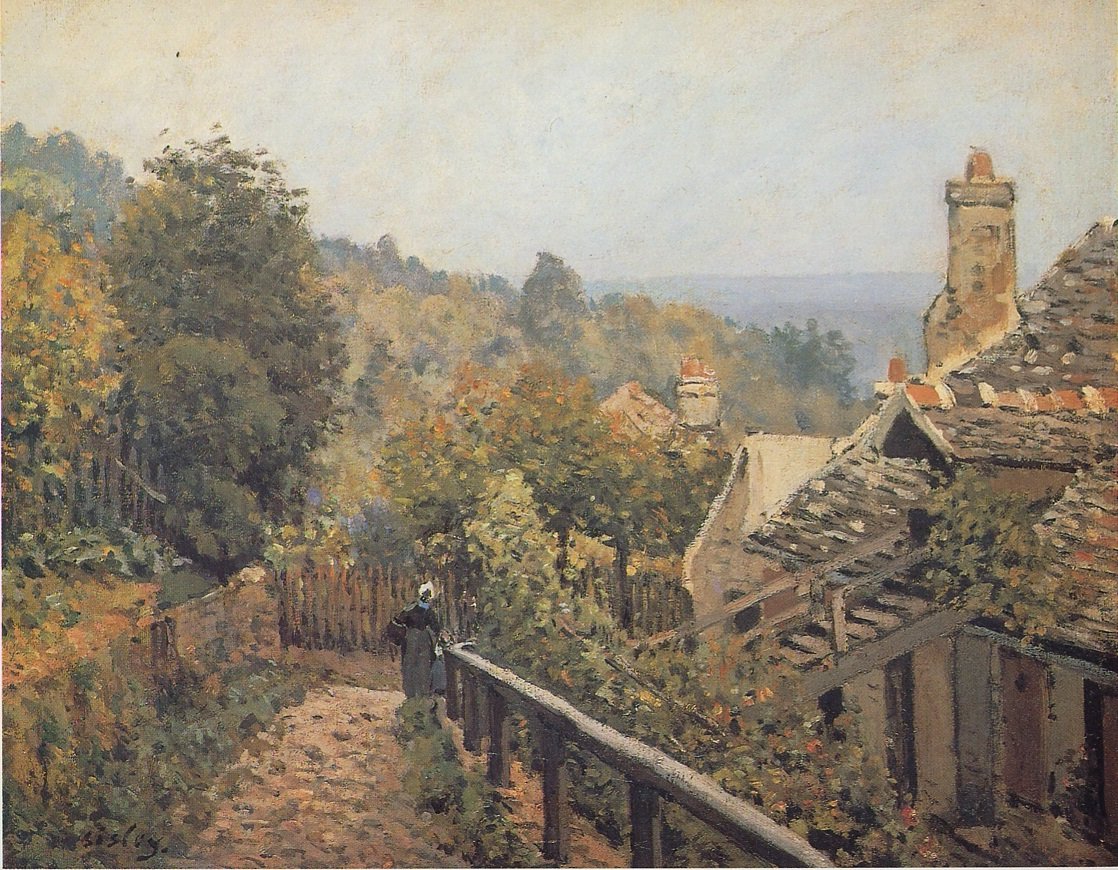 Mi-cote izi by Alfred Sisley