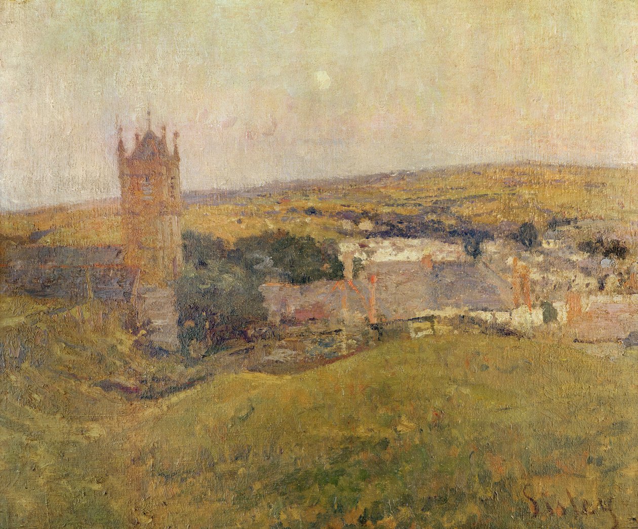 Springtime in England, by Alfred Sisley