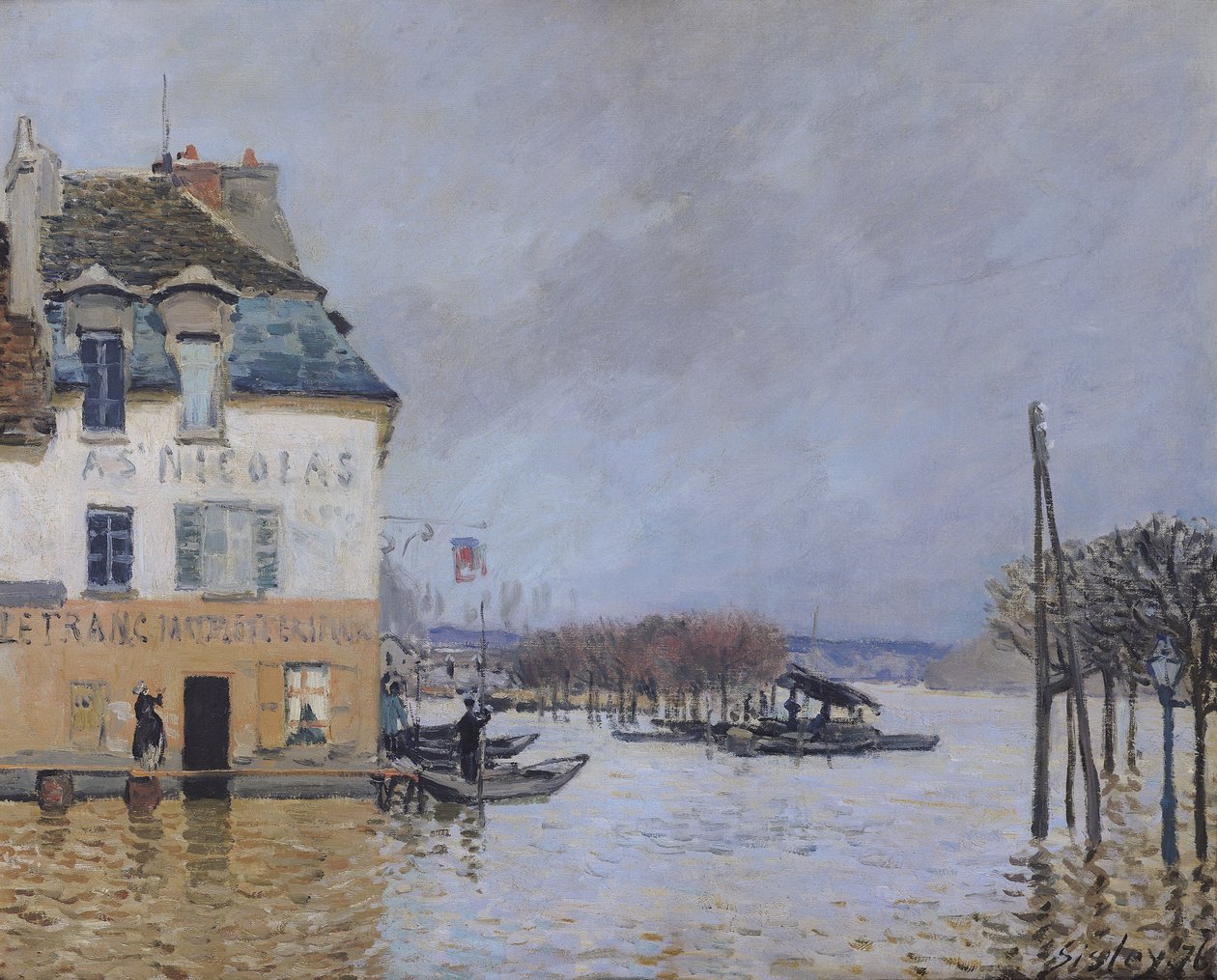 Iyicwa ryibikomangoma muri umunara turki by Alfred Sisley