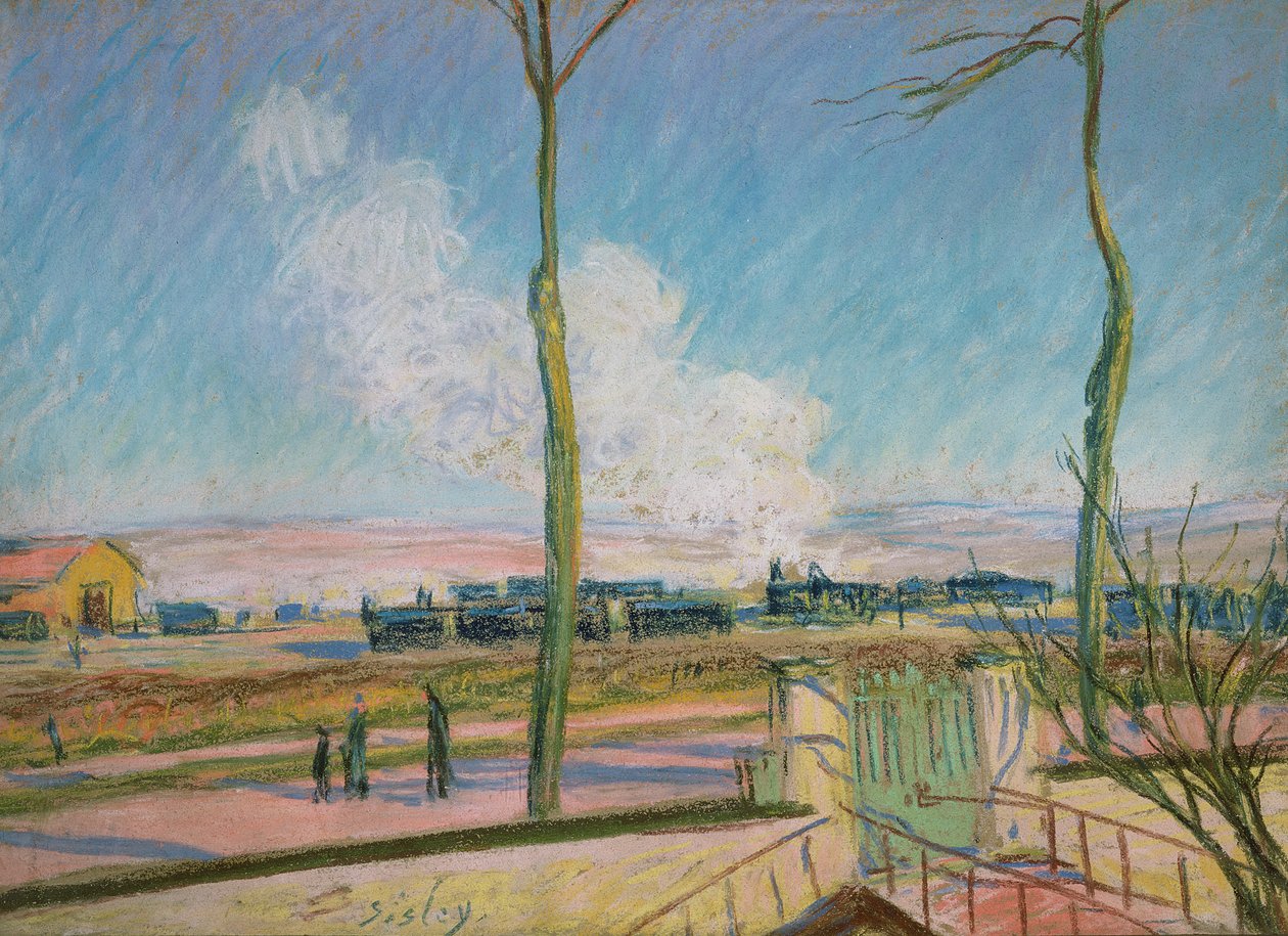 ಗೂಡ್ಸ್ ಸ್ಟೇಷನ್ ಟರ್ಕಿ by Alfred Sisley