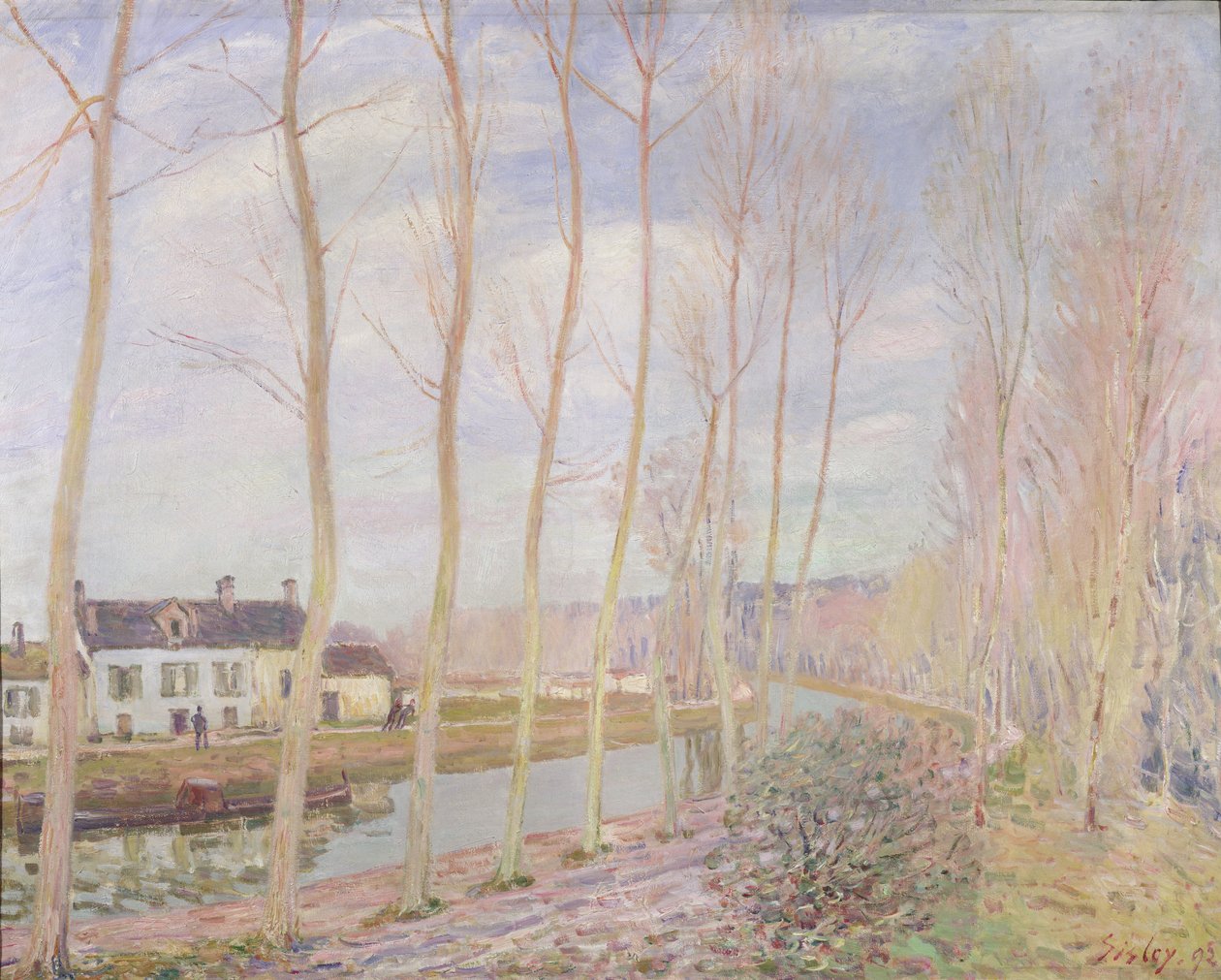 Loing Kanalı, 1892 by Alfred Sisley