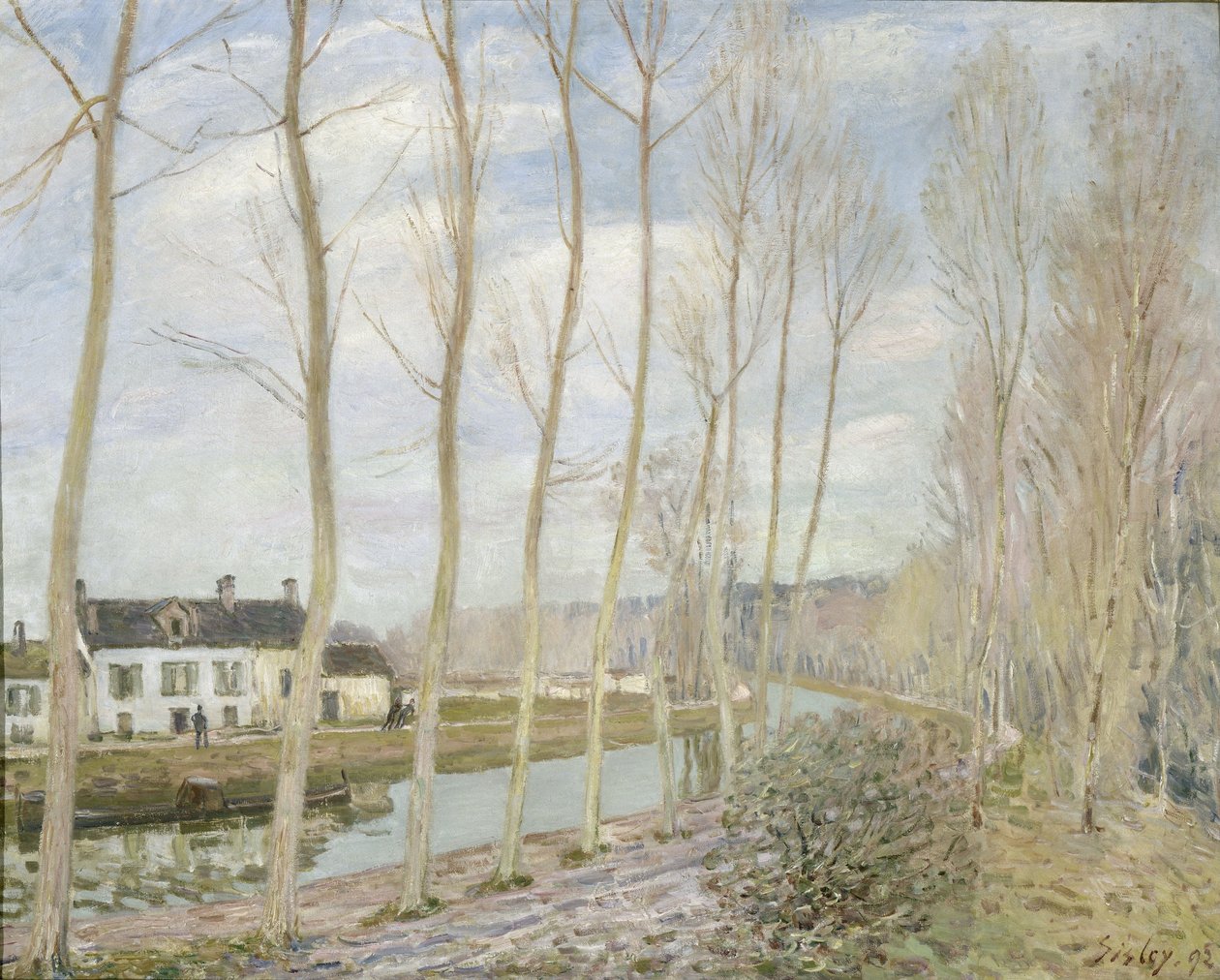 Loings Kanalı by Alfred Sisley