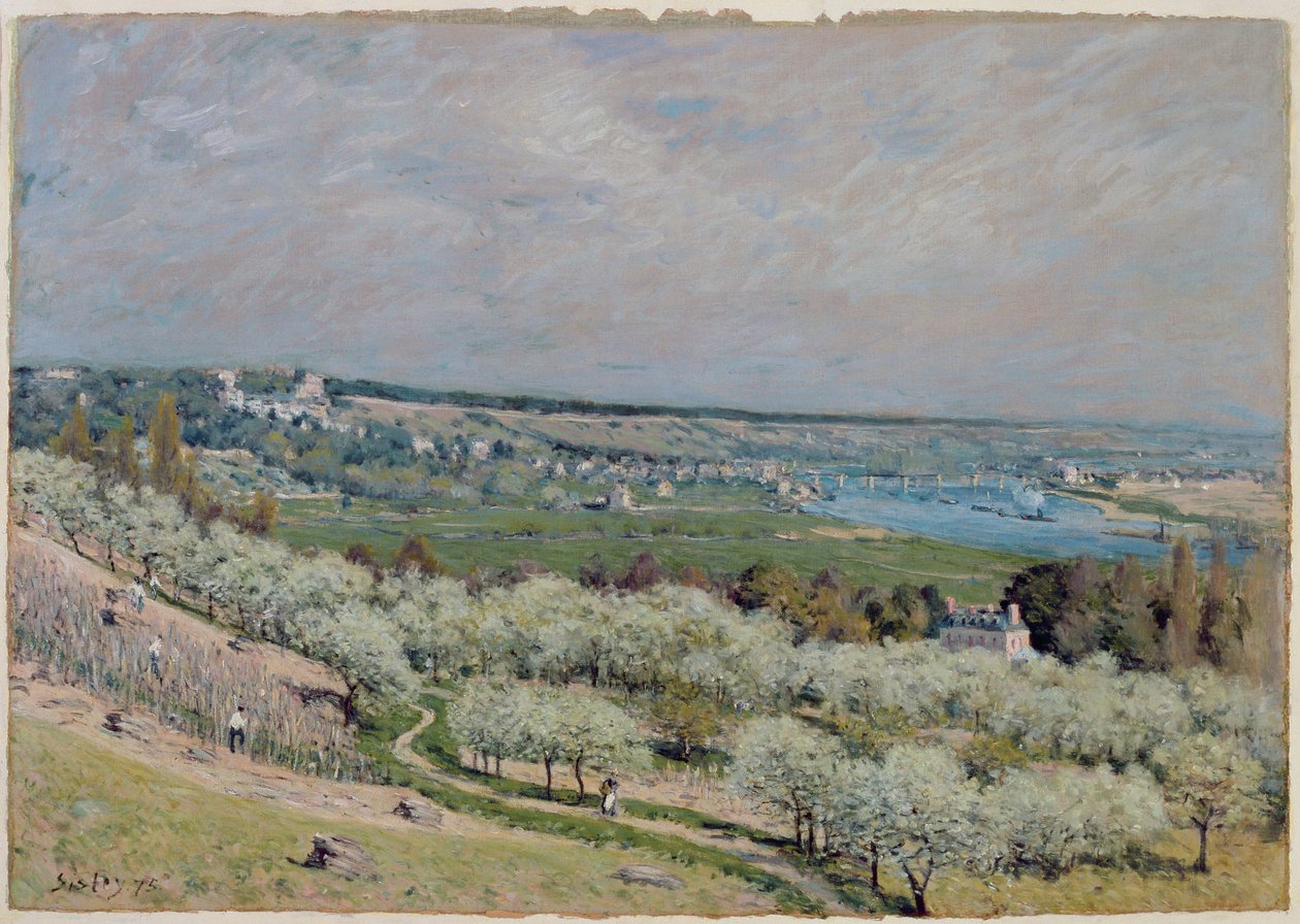 Ah dostlarım, sevgili dostlarım, ne kadar mutlu olduğumu bir bilseniz! by Alfred Sisley
