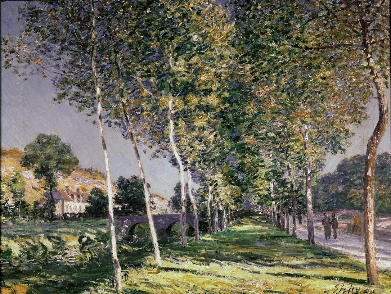 Yürüyüş, 1890 by Alfred Sisley