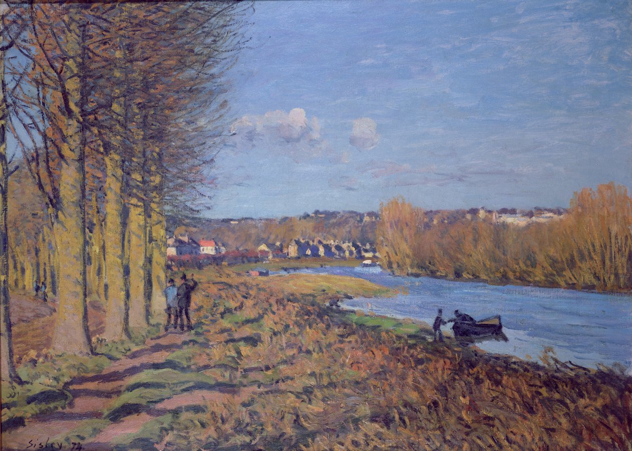 Kış Sabahı, 1874 by Alfred Sisley