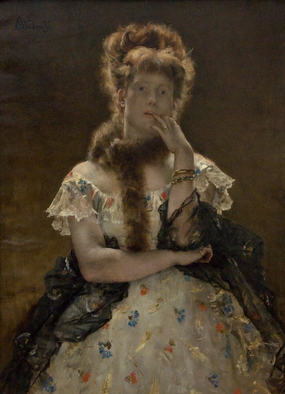Paris Sfenksi by Alfred Emile Stevens
