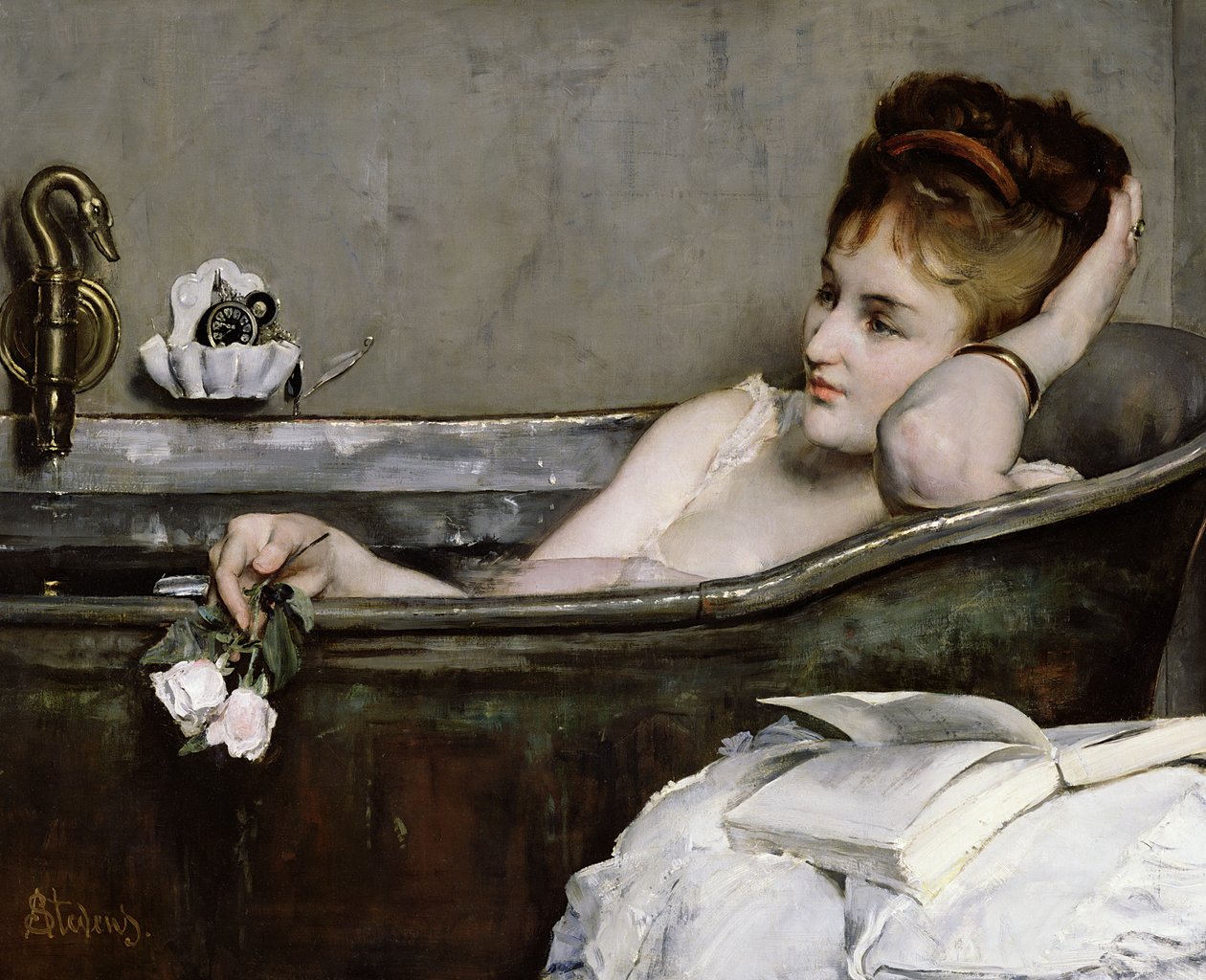 Hamam, c.1867 by Alfred Emile Stevens