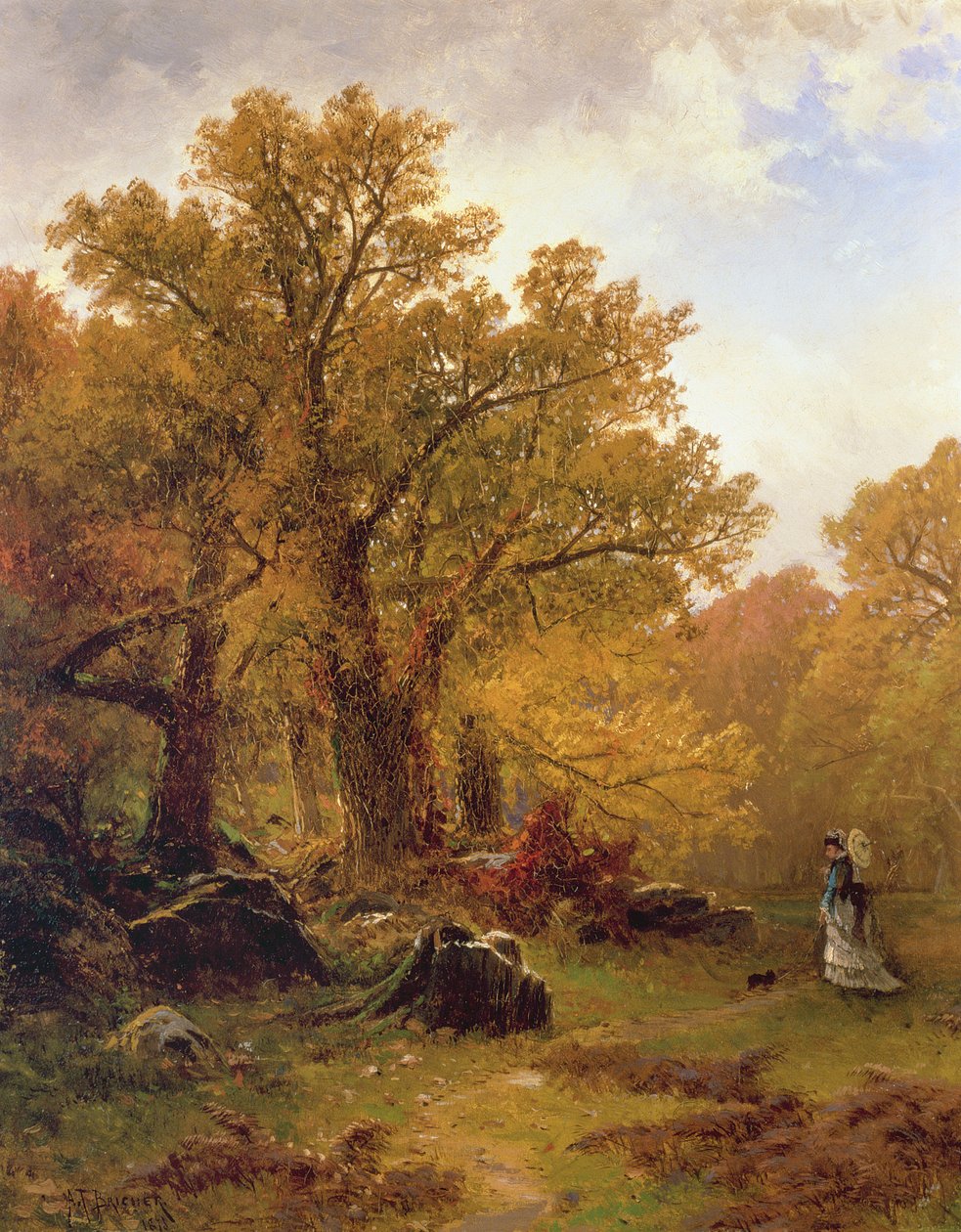 Sonbahar Yürüyüşü by Alfred Thompson Bricher