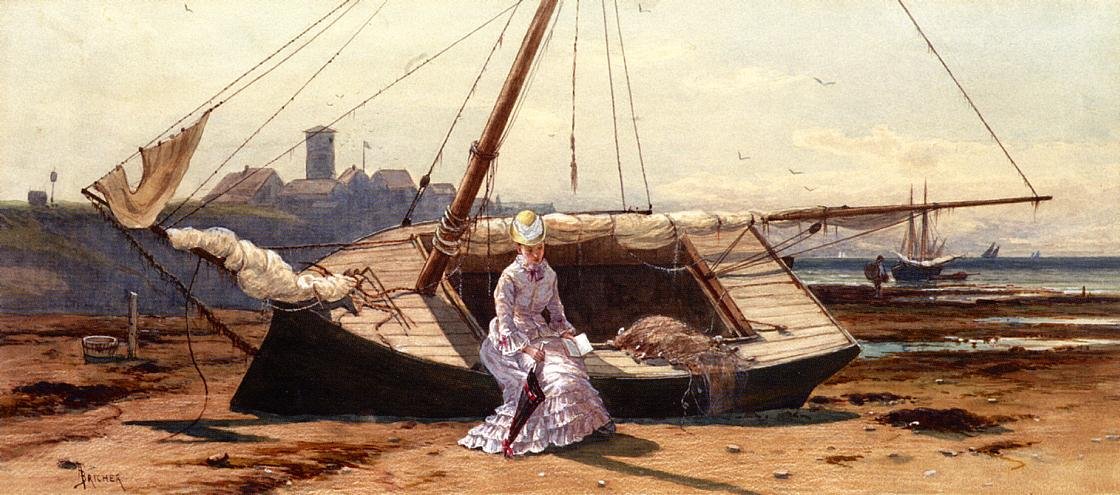 Dalgın Bir An by Alfred Thompson Bricher