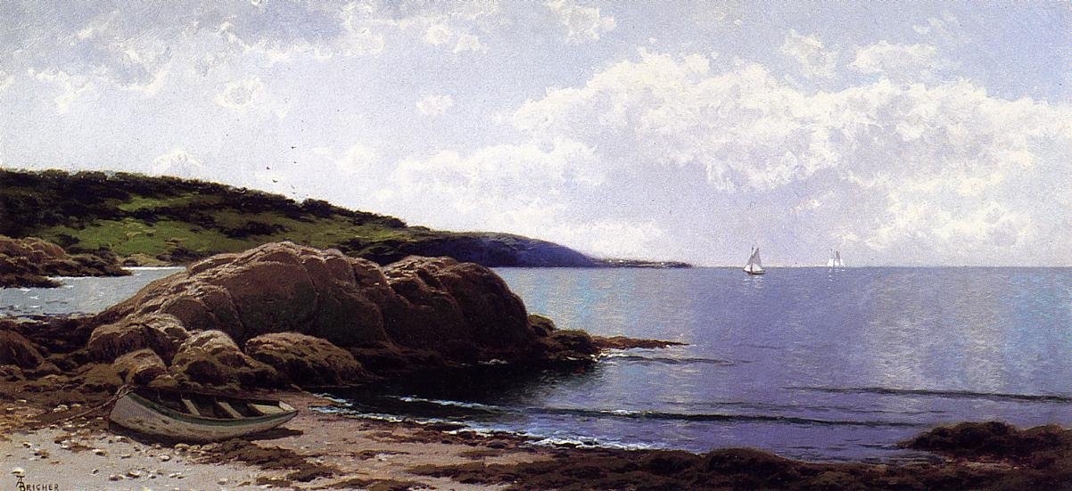 Bailey Adası, Maine by Alfred Thompson Bricher