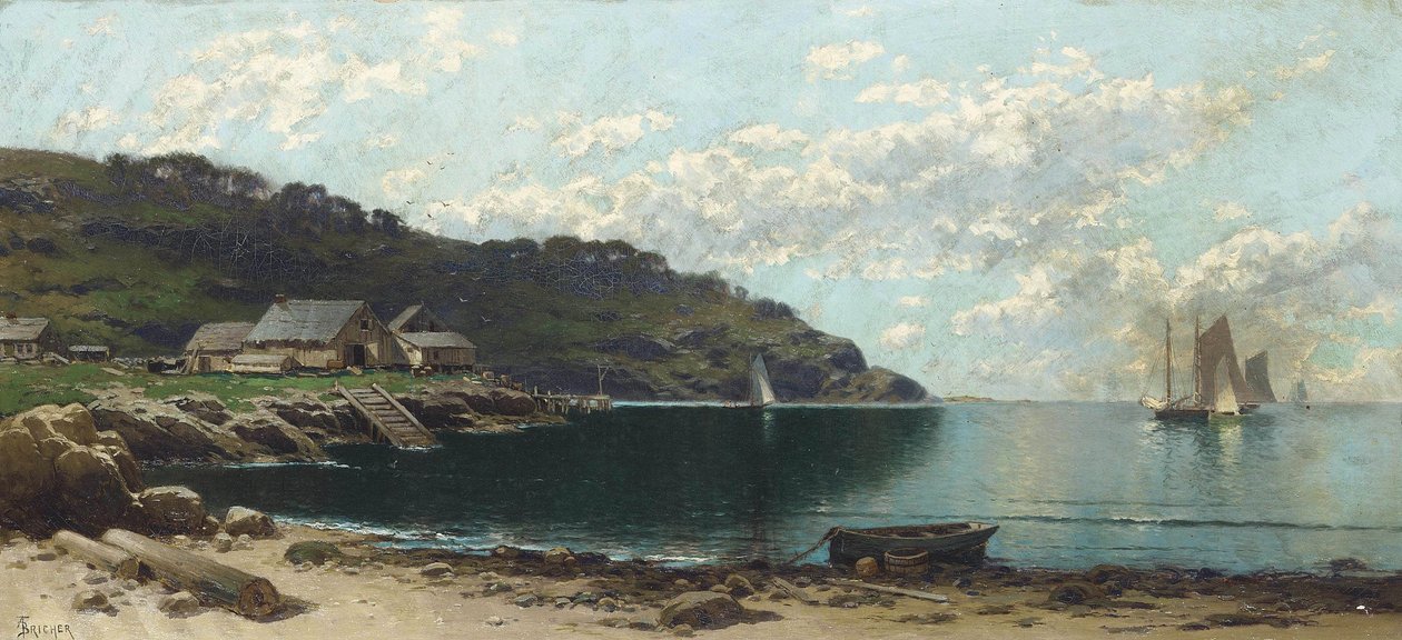 Maine sahilinde by Alfred Thompson Bricher