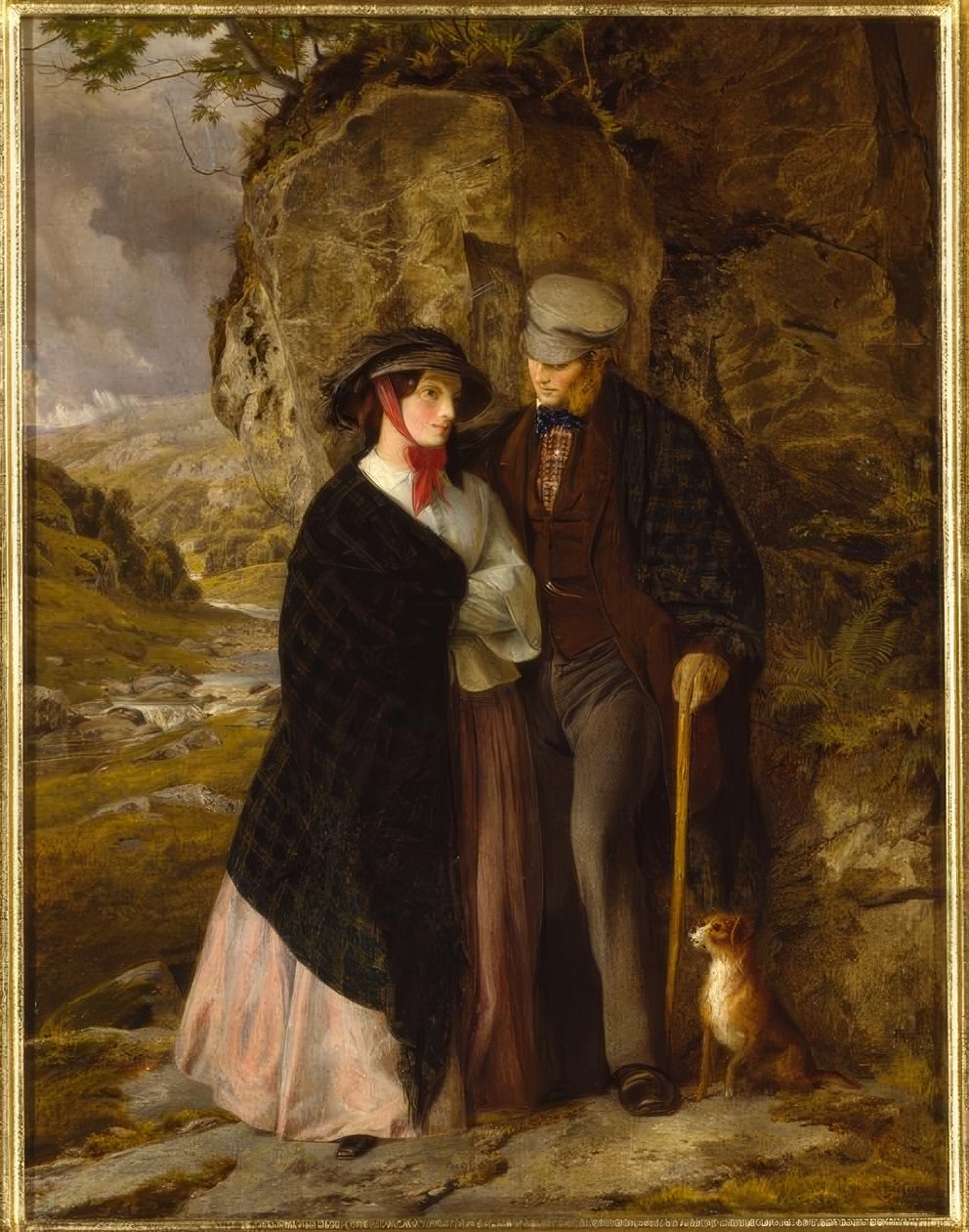 A.W.Cooper, Yağmurlu bir gün / Gemälde, 1858–59 by Alfred W. Cooper