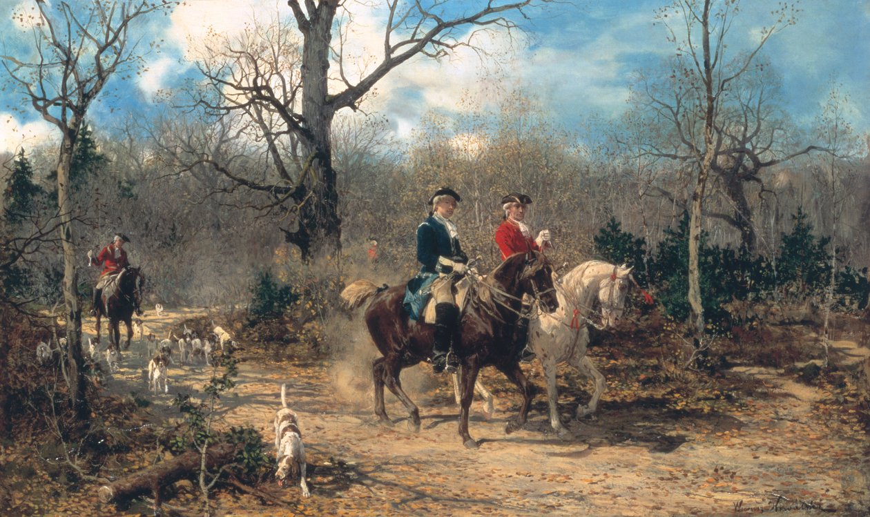 Sonbahar Yolculuğu, c.1875-80 by Alfred von Wierusz Kowalski