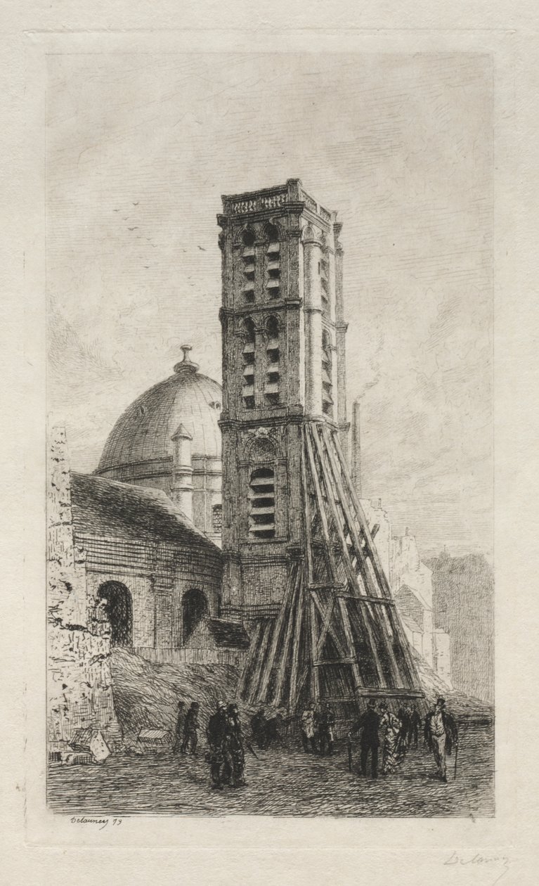 Saint-Roch Kilisesi by Alfred Alexandre Delauney