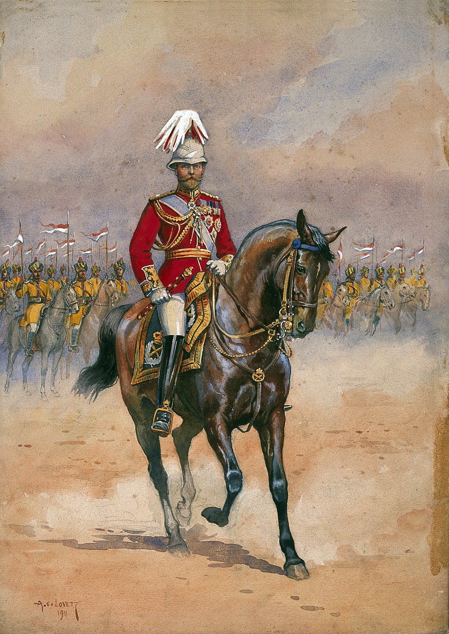 Majesteleri Kral İmparator, 1910, Binbaşı G.F. MacMunn, bar. 1911 by Alfred Crowdy Lovett